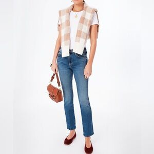 MOTHER The Insider flood high waisted jean size 30 in Playing Rough wash.